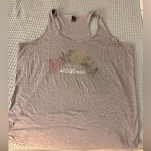 Maybe She’s a Wildflower racerback tank XL